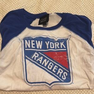 New York Rangers Kids Shirt - Blue and White